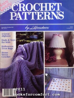 Bild des Verkufers fr Crochet Patterns by Herrschners Vol 4 No 5 September/October 1990 zum Verkauf von booksforcomfort