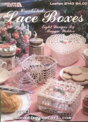 Imagen del vendedor de Crocheted Lace Boxes Leaflet 2143 a la venta por booksforcomfort