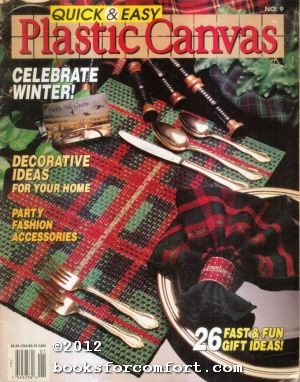 Bild des Verkufers fr Quick & Easy Plastic Canvas No 9 Dec/Jan 1991 zum Verkauf von booksforcomfort