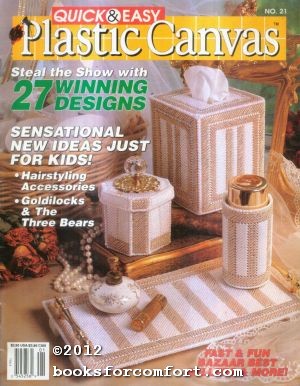 Bild des Verkufers fr Quick & Easy Plastic Canvas No 21 Dec/Jan 1993 zum Verkauf von booksforcomfort