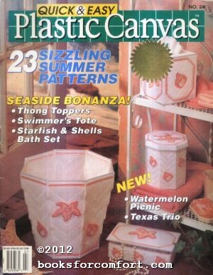 Bild des Verkufers fr Quick & Easy Plastic Canvas No 24 June/July 1993 zum Verkauf von booksforcomfort
