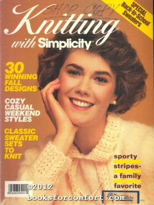 Seller image for Knitting with Simplicity Vol VIII Fall 1987 for sale by booksforcomfort