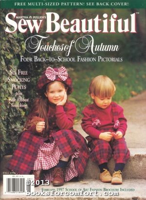 Seller image for Sew Beautiful Vol 9 No 6 Fall 1996 for sale by booksforcomfort