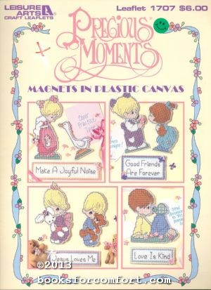 Seller image for Precious Moments Magnets in Plastic Canvas Leaflet 1707 for sale by booksforcomfort