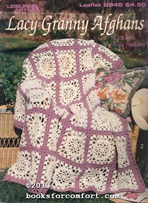 Seller image for Lacy Granny Afghans Leaflet 2845 for sale by booksforcomfort