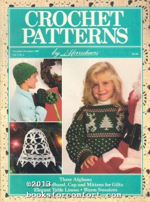 Image du vendeur pour Crochet Patterns by Herrschners Vol 2 No 6 November/December 1988 mis en vente par booksforcomfort