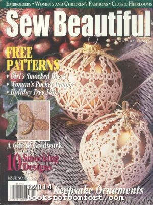 Seller image for Sew Beautiful Vol 13 No 1 September/October 1999 for sale by booksforcomfort