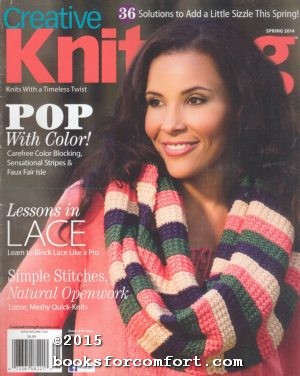 Seller image for Creative Knitting Vol 36 No 1 Spring 2014 for sale by booksforcomfort