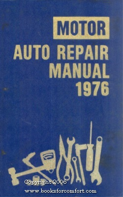 Immagine del venditore per Motor Auto Repair Manual 1976 venduto da booksforcomfort