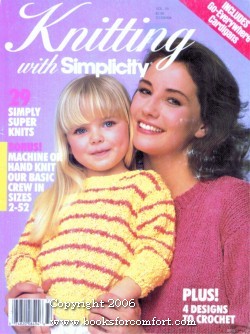 Seller image for Knitting with Simplicity Vol VII Summer 1987 for sale by booksforcomfort