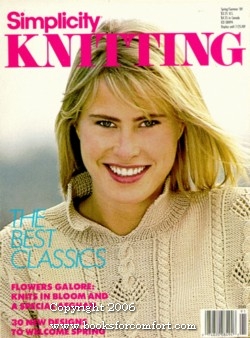 Seller image for Simplicity Knitting Spring/Summer 89 for sale by booksforcomfort