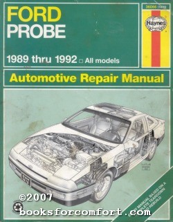 Seller image for Ford Probe 1989 thru 1992 All Models for sale by booksforcomfort
