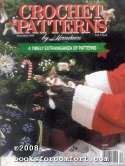 Image du vendeur pour Crochet Patterns by Herrschners Vol 5 No 6 December 1991 mis en vente par booksforcomfort