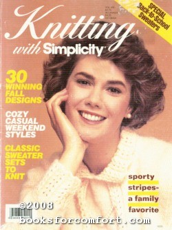 Seller image for Knitting with Simplicity Vol VIII Fall 1987 for sale by booksforcomfort
