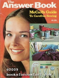 Seller image for The Answer Book McCalls Guide to Carefree Sewing for sale by booksforcomfort