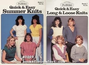 Imagen del vendedor de Quick & Easy Summer Knits Book 4 AND Long & Loose Knits Book 7, 2 books a la venta por booksforcomfort