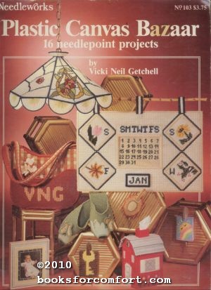 Image du vendeur pour Plastic Canvas Bazaar, 16 Needlepoint Projects mis en vente par booksforcomfort