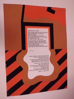 Deutschland 1.12.1966 Literatur-Plakat. Grafik von Irene Thiele-Peschick.