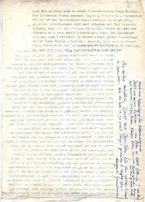 2 maschinengeschriebene Briefe mit eigenhändiger Unterschrift. 8.3.1978 und 5.6.1978.