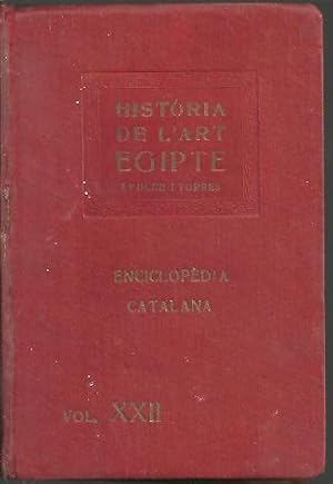 Imagen del vendedor de HISTORIA DE L'ART EGIPTE. a la venta por Librera Javier Fernndez