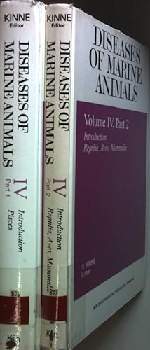 Imagen del vendedor de Diseases of marine animals: Vol. IV (2 parts cpl./ 2 Bnde KOMPLETT) - Part 1: Introduction, Pisces/ Part 2: Introduction, Reptilia, Aves, Mammalia. a la venta por books4less (Versandantiquariat Petra Gros GmbH & Co. KG)