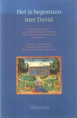 Immagine del venditore per Het is begonnen met David. De honderdvijftig psalmen in het Nederlands berijmd, vertaald, bewerkt door 47 Nederlandse dichters uit vijf eeuwen venduto da Bij tij en ontij ...