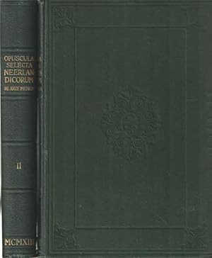 Opuscula Selecta Neerlandicorum de Arte Medica. Vol. I en II