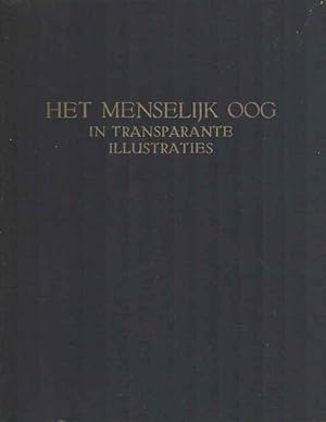 Het menselijk oog in transparante illustraties