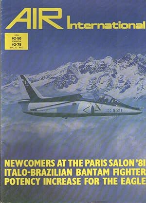 Air International Vol. 20, nrs.: 2, 3, 4, 5 and 6. Vol. 21, nrs.: 2, 4, 5, 5 and 6.