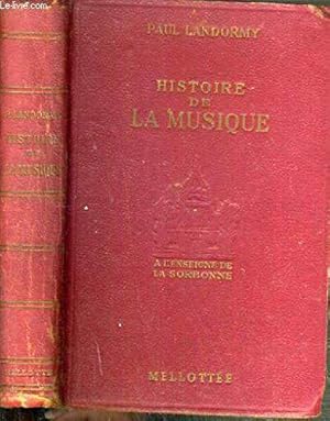 Imagen del vendedor de Histoire de la musique a la venta por JLG_livres anciens et modernes