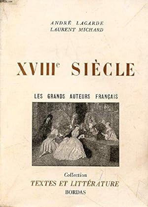 Bild des Verkufers fr Xixe siecle, les grands auteurs francais du programme, v zum Verkauf von JLG_livres anciens et modernes