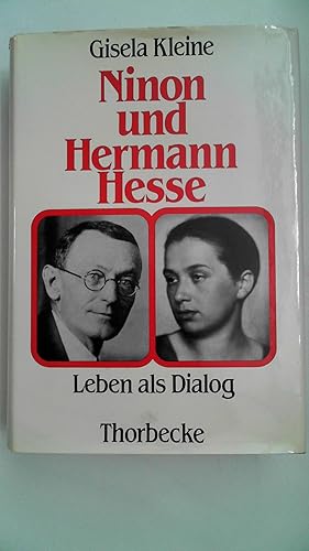 Bild des Verkufers fr Ninon und Hermann hesse. Leben als Dialog. zum Verkauf von Antiquariat Maiwald