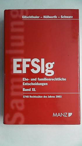 Seller image for Ehe- und familienrechtliche Entscheidungen (f. sterreich), for sale by Antiquariat Maiwald