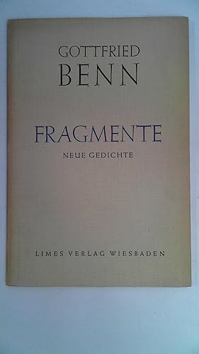 Fragmente - Neue Gedichte - 2. Auflage