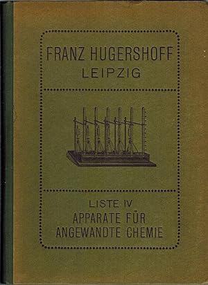 Franz Hugershoff Leipzig. Apparate u. Geräte für alle Zweige der Naturwissenschaften - Mechanisch...