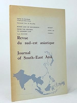 Seller image for Hindu Law of Succession: From the Sastras to Modern Law. (Revue du sud-est asiatique / Journal of South-East Asia, Extrait. Anne 1967, Numero 1). for sale by Librarium of The Hague