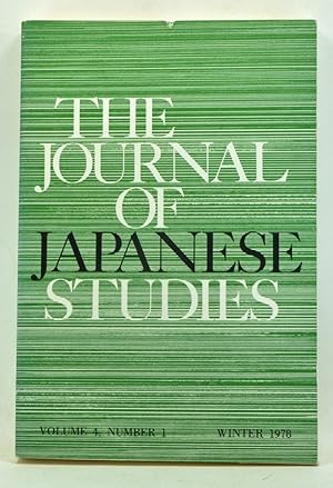 Image du vendeur pour The Journal of Japanese Studies, Volume 4, Number 1 (Winter 1978) mis en vente par Cat's Cradle Books