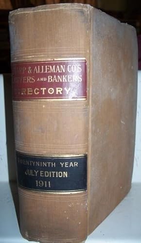 Sharp & Alleman Co's Lawyers and Bankers Directory for 1911, July Edition