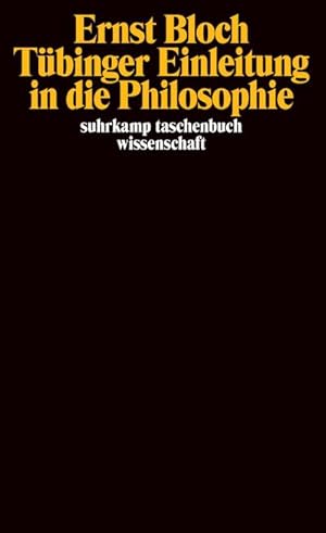 Bild des Verkufers fr Tbinger Einleitung in die Philosophie : Gesamtausgabe in 16 Bnden, Band 13. stw-Werkausgabe. zum Verkauf von AHA-BUCH GmbH