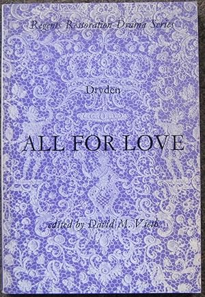 Bild des Verkufers fr ALL FOR LOVE. EDITED BY DAVID M. VIETH. zum Verkauf von Graham York Rare Books ABA ILAB