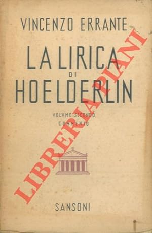 La lirica di Hoelderlin. Vol: II
