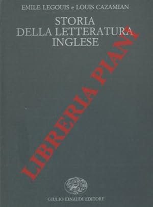 Storia della letteratura inglese. Prima edizione italiana riveduta e aggiornata.