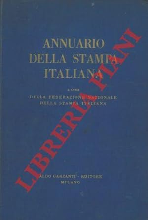 Annuario della stampa italiana. 1957 - 1958.
