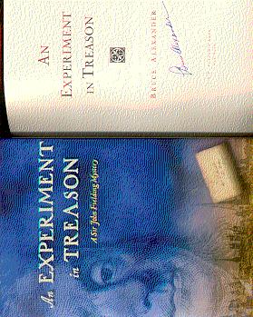 Immagine del venditore per AN EXPERIMENT IN TREASON : A Sir John Fielding Mystery venduto da ODDS & ENDS BOOKS