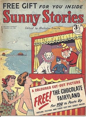 Seller image for Sunny Stories - the Chocolate Fairyland - Monday March 5th 1956 for sale by Peakirk Books, Heather Lawrence PBFA