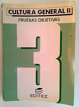 Imagen del vendedor de Pruebas objetivas 3. Cultura General II a la venta por Librera Salvalibros Express