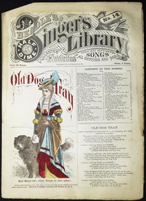 Beadle's Half-Dime Singer's Library No. 14: "Old Dog Tray"