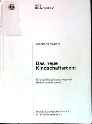 Seller image for Das neue Kindschaftsrecht. Kindschaftsrechtsreformgesetz, Beistandschaftsgesetz. for sale by books4less (Versandantiquariat Petra Gros GmbH & Co. KG)