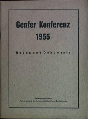 Imagen del vendedor de Reden und Dokumente der Genfer Konferenz der vier Gromchte a la venta por books4less (Versandantiquariat Petra Gros GmbH & Co. KG)