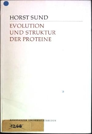 Bild des Verkufers fr Evolution und Struktur der Proteine Konstanzer Universittsreden; 8 zum Verkauf von books4less (Versandantiquariat Petra Gros GmbH & Co. KG)